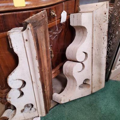 Architectural Corbels white painted Cedar