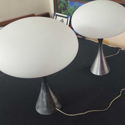 MME205 - Pair Of Mushroom Lamps