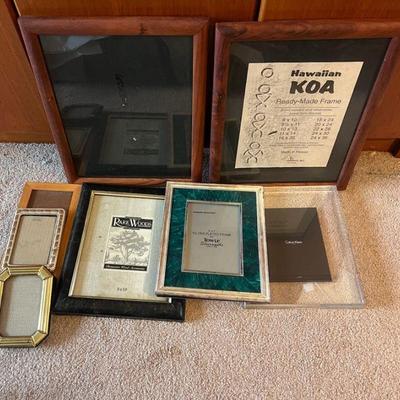 MME181- Assorted Picture Frames (Hawaiian Koa, Calvin Klein)