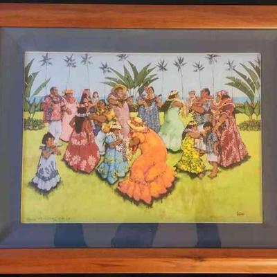 MME170 - Framed, Numbered And Signed A. Furtado Print With COA