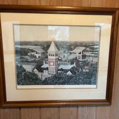 "Where Clemson Plays" Framed Print