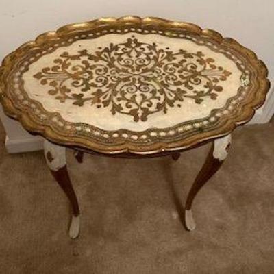 Vintage Florentine Tray Table