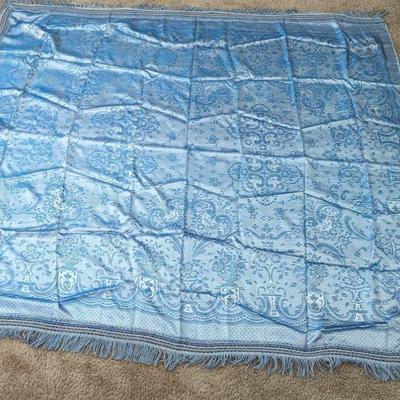 Blue Bedspread Made in Italy
