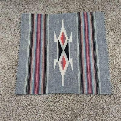 Vintage Wool Native American Table Mat