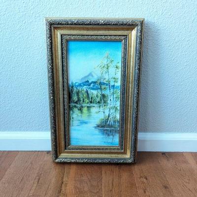 Framed Original Oil on Canvas by Pat Sutton