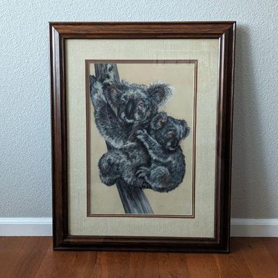 Framed Original Art Koalas by Raifield
