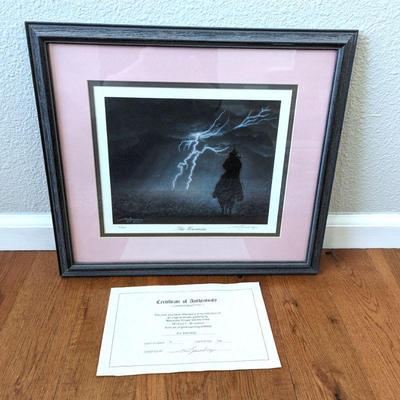 Framed and Signed Limited Edition Print 8/300 