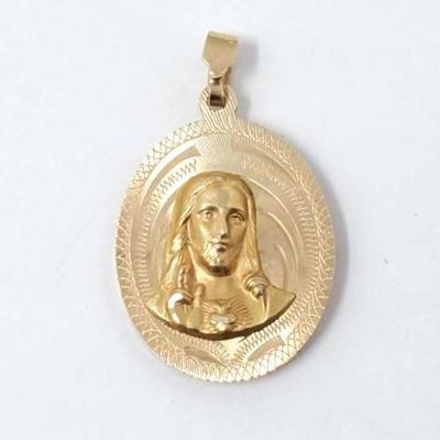 #741 â€¢ 14k Gold Religious Pendant, 4g
