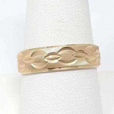 #725 â€¢ 14k Gold Band Ring, 5g
