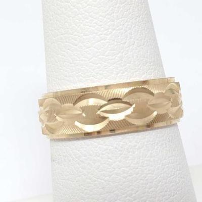#745 â€¢ 14k Gold Band Ring, 4g
