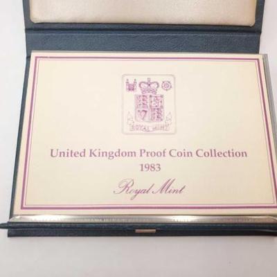#1740 â€¢ 3 United Kingdom Proof Coin Collection
