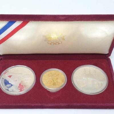 #1400 â€¢ (3) 1983-1984 Olympiad 90% Gold and Silver Coins
