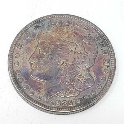 #1304 â€¢ 1921 Morgan Silver Dollar
