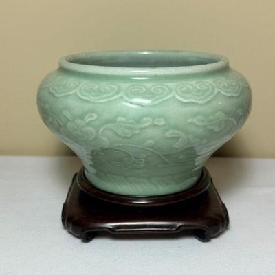 Antique Chinese Celadon Vase