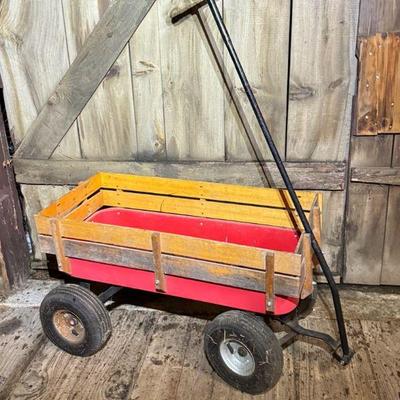 Little Red Wagon with Side Rails