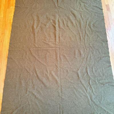 63-inch by 87-inch Mid Century Wool Blanket