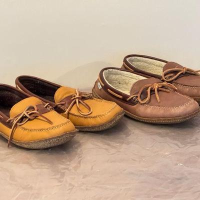 Two Pairs of Mens LL Bean Slippers