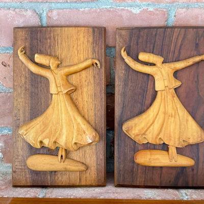 Kastamonu Wood Carvings, Pair
