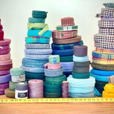 Large Collection of Wool Piles for Carpet Weaving