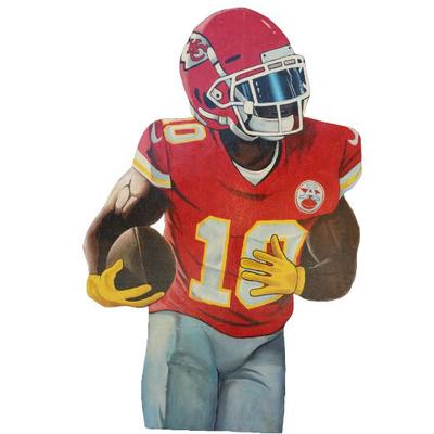 Isaiah Pacheco 7 ft tall KC Chiefs painting