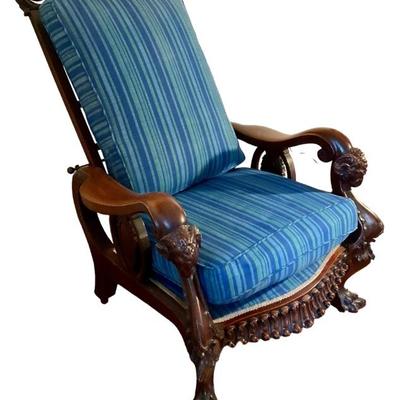 Carved Wood Antique Chair