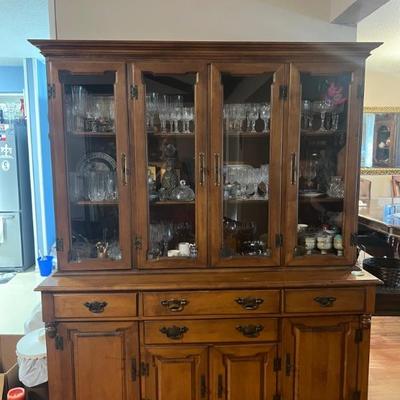 China Cabinet 60x74x19. $300. All items available for pre-sale with pre-sale shopping appointments. Please text 985 507-6684 to schedule...