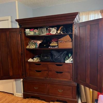Large Armoire. $350. 49x78x24. All items available for pre-sale with pre-sale shopping appointments. Please text 985 507-6684 to schedule...