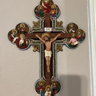 Crucifix. $25. 10x13. All items available for pre-sale with pre-sale shopping appointments. Please text 985 507-6684 to schedule an...