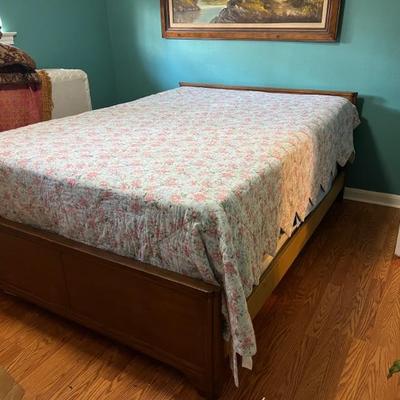 Full Bed w/headboard $150.(56x19), footboard(56x32) and rails. All items available for pre-sale with pre-sale shopping appointments....