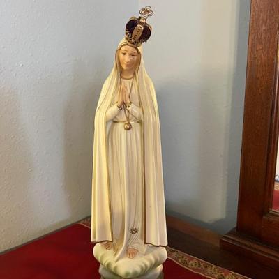 Our Lady of Fatima Statue. 4.5x16. All items available for pre-sale with pre-sale shopping appointments. Please text 985 507-6684 to...