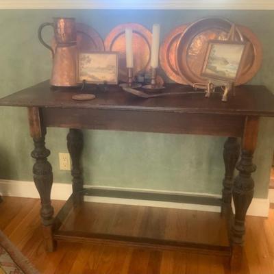 Antique English oak table