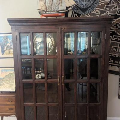Antique bookcase or display 
