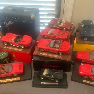 Ferrari and Porche