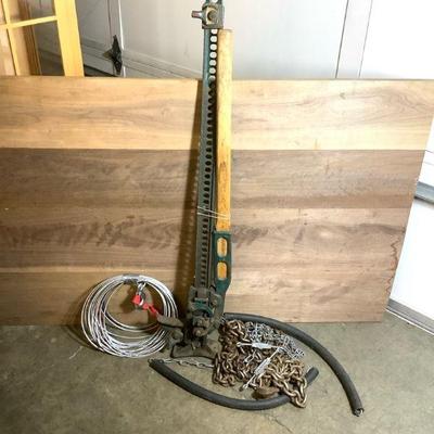 JSHI208 Handyman Harrah Jack & Chain	Handyman Jack with cable rope and chain.
