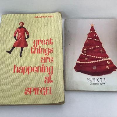 BIHY824 Vintage Spiegal Catalogs	Vintage Spiegal Catalogs from Fall/Winter 1970 and Christmas 1977. Corners on 1970 catalog are slightly...