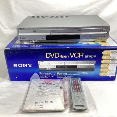 REEM100 Sony SLVâ€“D370P DVD And VHS Player	This is an open box new Sony DVD player/video cassette recorder, model SLVâ€“D370P. Remote,...