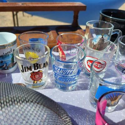 Lots of shot glasses