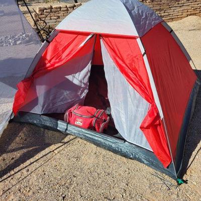 Square two man tent.