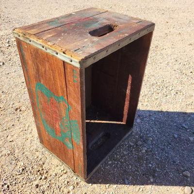 Canada dry wooden crate