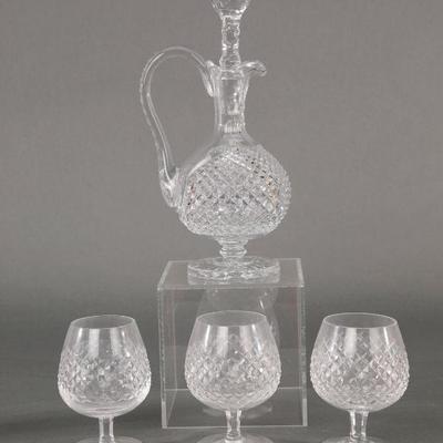 Waterford Crystal decanter & glasses