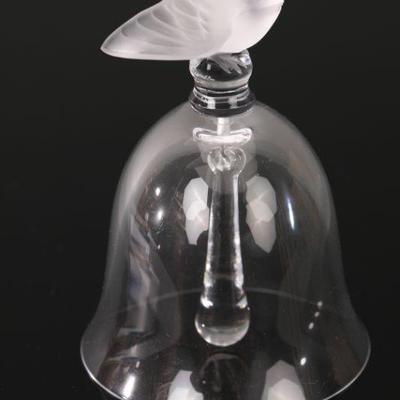 Lalique crystal bell