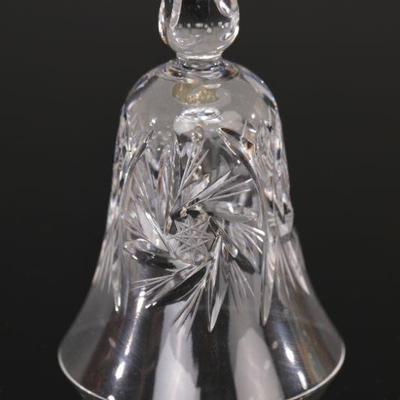 antique crystal bell