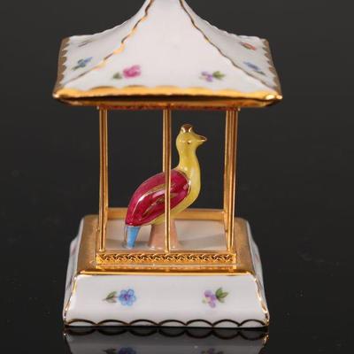 Limoges porcelain birdcage
