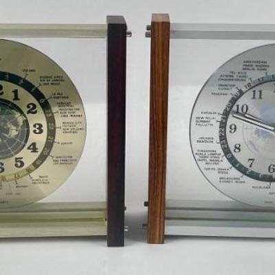 #52 â€¢ Vintage Verichron Quartz World Clocks (2)
