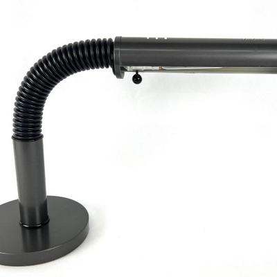 #68 â€¢ Vintage 70's-Style Retro Charcoal Adjustable Gooseneck Desk Lamp
