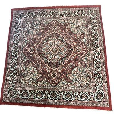 VINTAGE HAND KNOTTED SERAPI RUG