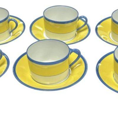 21 PC TIFFANY & CO HAVILAND LIMOGES MONET COFFEE / TEA SERVICE