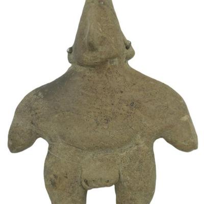 PRE COLUMBIAN COLIMA POTTERY MALE FIGURE