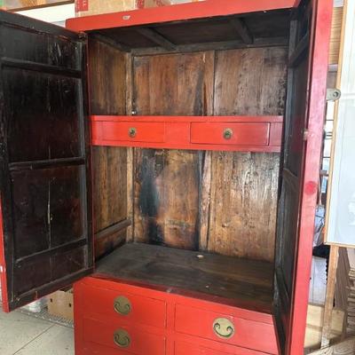 Chinese armoire $695