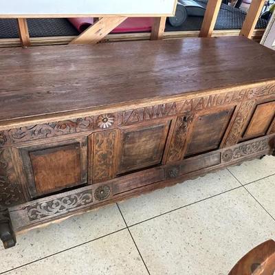 200-year-old European dowry chest.
$495.00